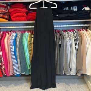 Chic Me black haler neck elastic waistband jumpsuit size S NWOT